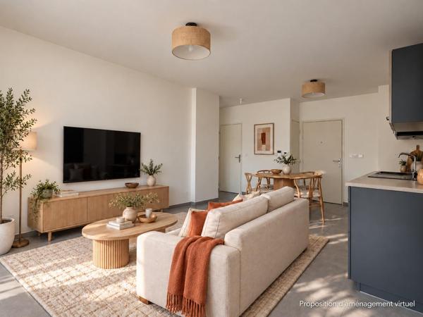 Appartement 2 pièces de 45 m² à Anse