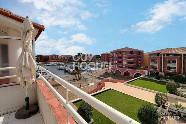 À vendre LATTES, Charmant T2 avec terrasse et cellier, vue sur le port