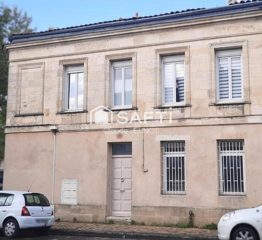 Immeuble en pierre rénové 165 m² – Investissement locatif à haut rendement – Bordeaux Bastide