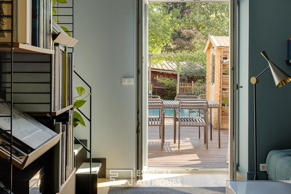 Appartement rénové avec piscine privée
