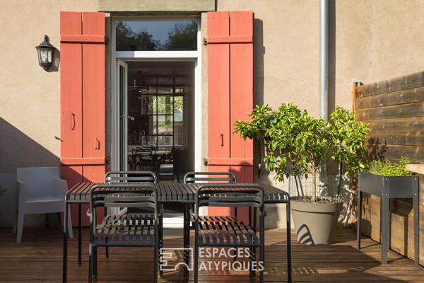 Appartement rénové avec piscine privée