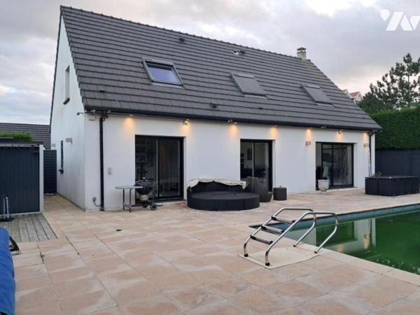 SAINT MARTIN BOULOGNE A VENDRE MAISON INDEPENDANTE SUR SOUS SOL COMPLET ET PISCINE