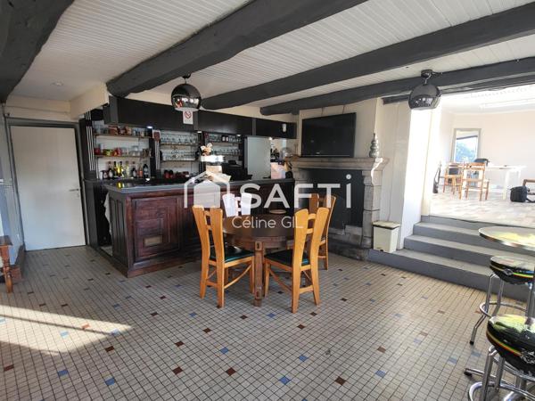 CRUGUEL – MAISON + LOCAL COMMERCIAL – 8 PIÈCES – 3 CHAMBRES – FORT POTENTIEL – OPPORTUNITÉ INVESTISSEUR