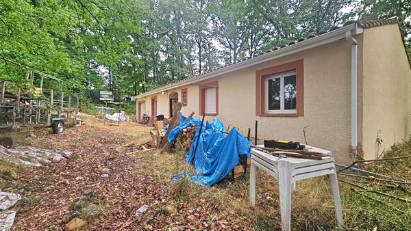 Maison avec jardin vendue louée, avec travaux à prévoir