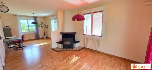 Pavillon plain-pied 3 chambres, 90 m² + 3000 m² de terrain
