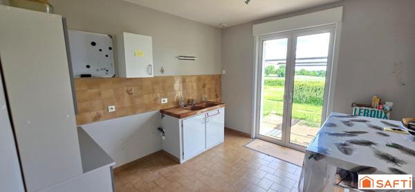 Pavillon plain-pied 3 chambres, 90 m² + 3000 m² de terrain