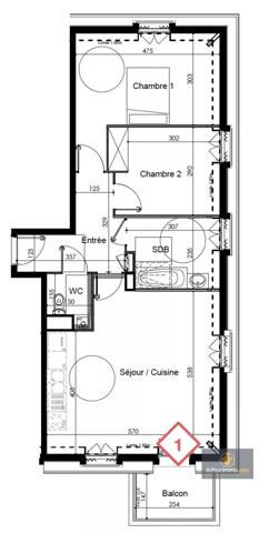 Location Appartement 3 pièces 67 m2 à Compiègne