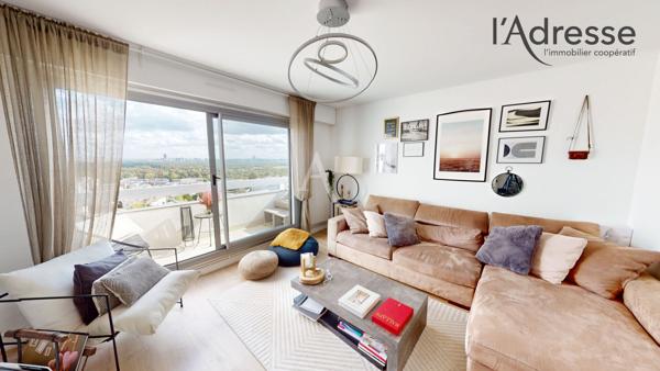 Suresnes Mont Valerien - Appartement 3 pièces de 63m² avec balcon 5m² vue Paris