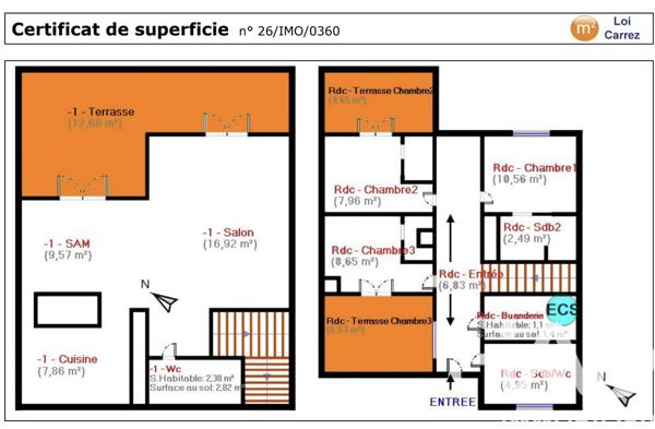 Maison à vendre 4 pièces 80 m² Roquebrune-sur-Argens