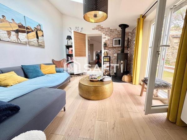 Plain-pied rénové proche plage & au calme