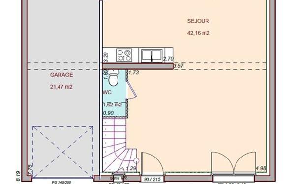 Maison à vendre    5 pièces •  Moutiers