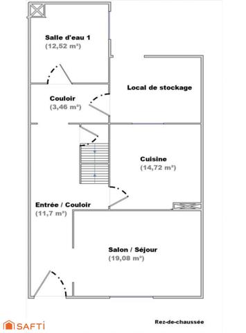 Maison familiale 4 chambres – 131 m² – L'Hôpital