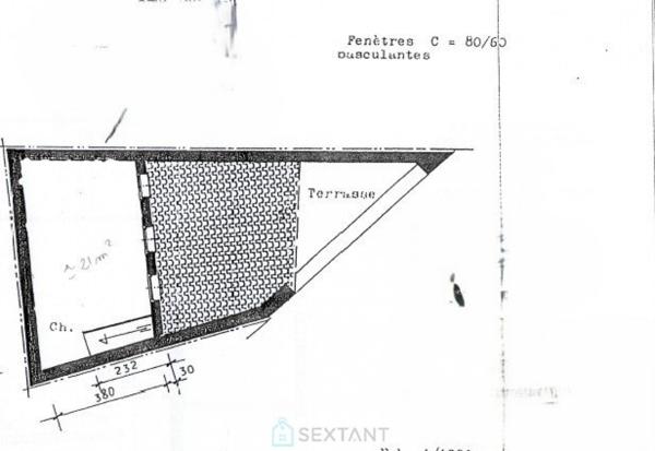 Maison de village à aménager intérieurement Surface utile 101 m²
