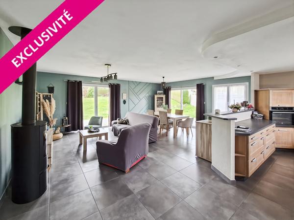 Maison 97.49 m2 + sous-sol 104 m²