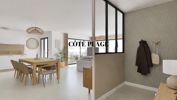 Les Mathes (17570) La Palmyre Appartement NEUF T5 avec 2 BalconsTerrase en Duplex Garage et cave au prix de 798.000€ HAI