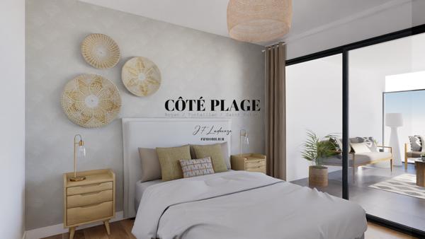 Les Mathes (17570) La Palmyre Appartement NEUF T5 avec 2 BalconsTerrase en Duplex Garage et cave au prix de 798.000€ HAI