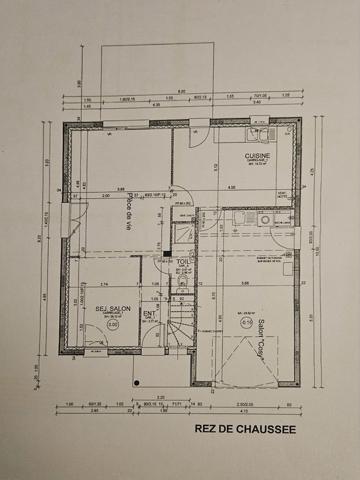 Pavillon 5 chambres avec jardin de 630m2