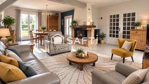 Maison familliale de 137m2, sous-sol et parcelle 1671m2 divisible et constructible
