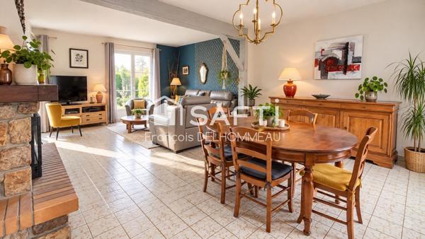 Maison familliale de 137m2, sous-sol et parcelle 1671m2 divisible et constructible