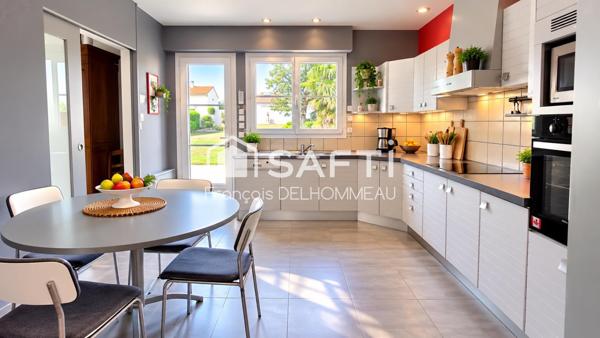 Maison familliale de 137m2, sous-sol et parcelle 1671m2 divisible et constructible