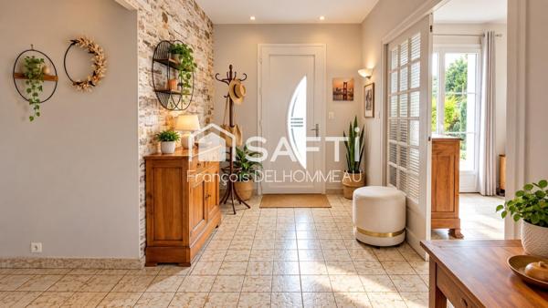 Maison familliale de 137m2, sous-sol et parcelle 1671m2 divisible et constructible