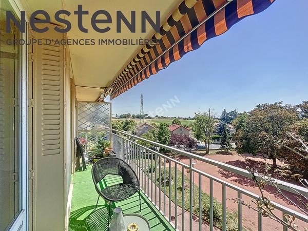 Appartement T3 - Vernay - Balcon - Expo Sud - Traversant - Parking