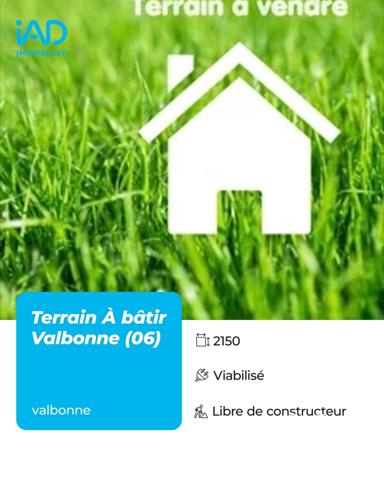 Terrain à vendre 2 150 m² Valbonne