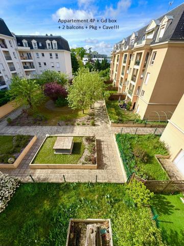 Appartement de 4 pièces avec Asc + Loggias + Box + Cave!!!