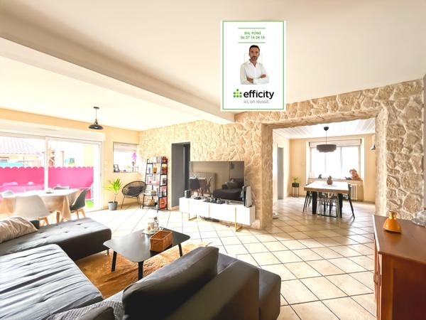 Maison 6 pièces - 124 m² Exclusivité efficity