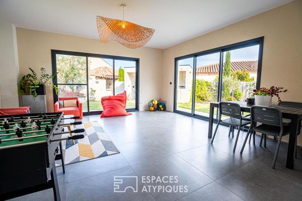 Maison contemporaine secteur Mas Vermeil / Cabestany en autoconsommation électrique