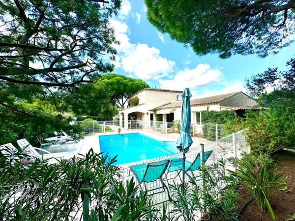 Var frejus/puget-sur-Argens - villa individuelle sur 800m2 avec piscine + garage/ annexe de25m2