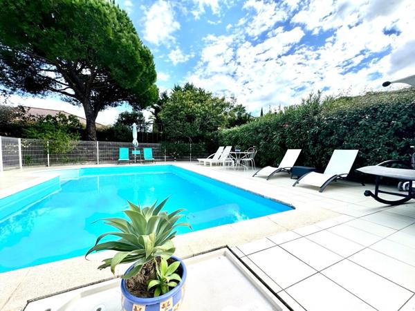 Var frejus/puget-sur-Argens - villa individuelle sur 800m2 avec piscine + garage/ annexe de25m2