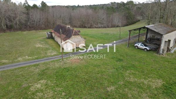 Périgourdine à restaurer, nature calme et authenticité