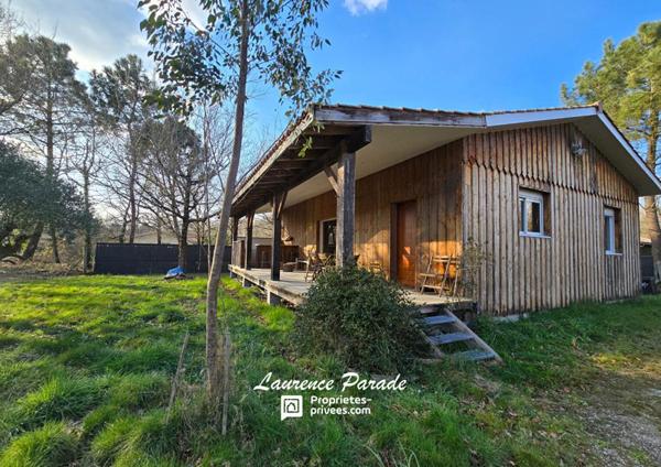 Maison plain pied ossature bois parc