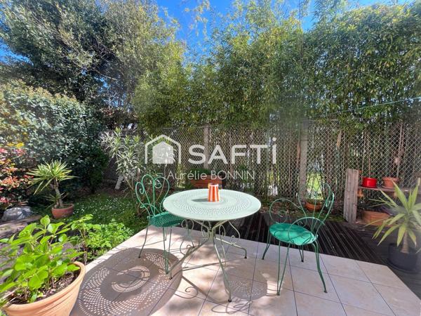 Talence 2 pièces situé dans une résidence récente avec terrasse, jardin et parking en sous sol