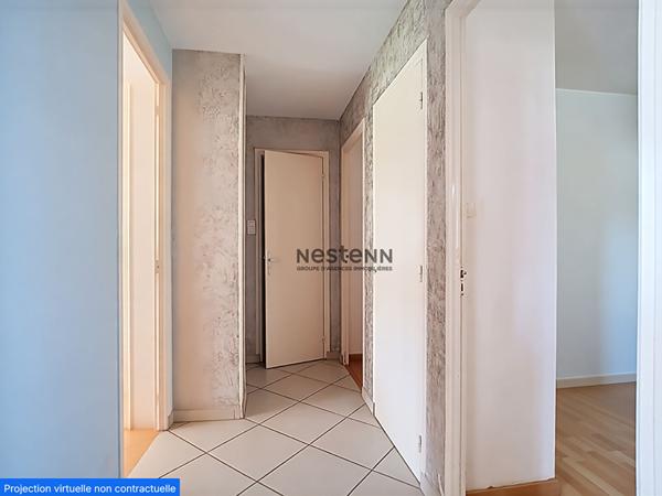Appartement Grenoble 4 pièce(s) avec 3 chambres de 67 m2 avec vue sur les massifs