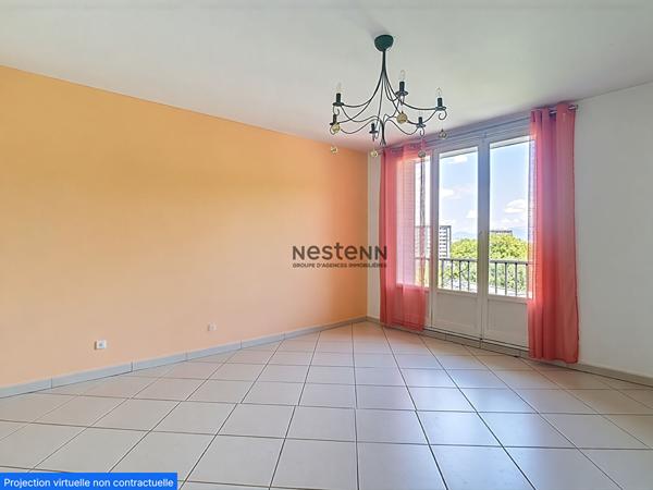 Appartement Grenoble 4 pièce(s) avec 3 chambres de 67 m2 avec vue sur les massifs