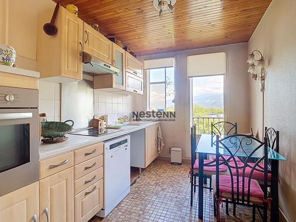 Appartement Grenoble 4 pièce(s) avec 3 chambres de 67 m2 avec vue sur les massifs