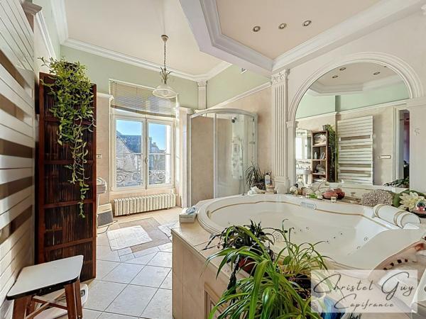 Maison de Maître, coeur de ville MONTVAL-SUR-LOIR (72), 6 chambres, terrain 2090 m²