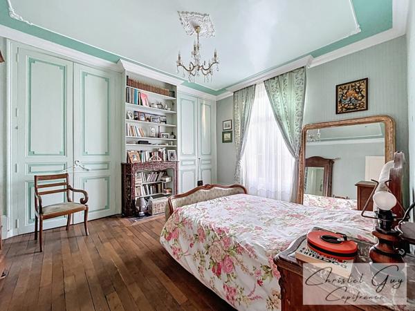 Maison de Maître, coeur de ville MONTVAL-SUR-LOIR (72), 6 chambres, terrain 2090 m²