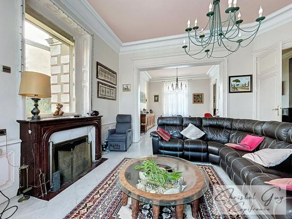 Maison de Maître, coeur de ville MONTVAL-SUR-LOIR (72), 6 chambres, terrain 2090 m²