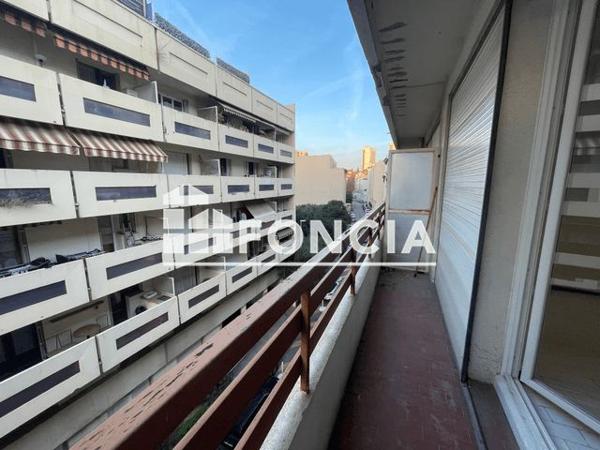 Location Studio 23.53 m² - 60 AVENUE MARCEL CASTIE Toulon 83000