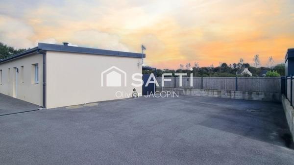 Plain-pied moderne, sans jardin à Bourg-Blanc !