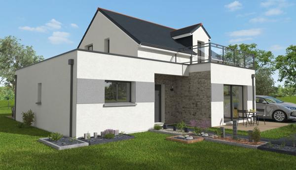 Terrain + Maison à vendre 5 pièces - 131 m²
