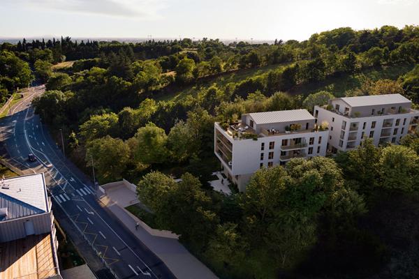 Appartement Toulouse 4 pièces de 85m² + 95m² de Terrasse + 2 Parkings sous-sol ! PECH DAVID