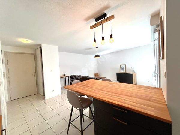 Toulouse 31300 SAINT CYPRIEN en Bord de Garonne Bel appartement T2 Meublé de 47.47m² Loggia 5.39m² parking sous sol