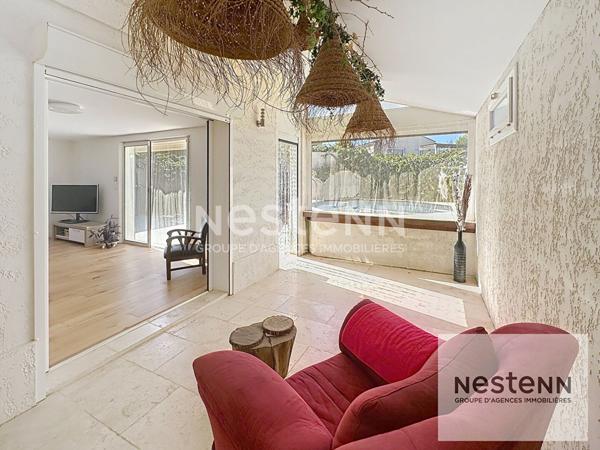 Maison plain pied à vendre à Mudaison - 4 chambres, garage, piscine et confort moderne !