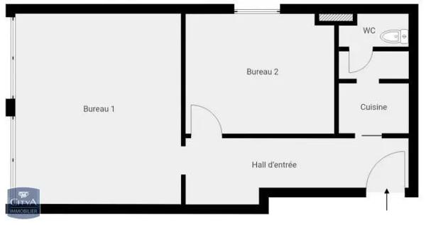 Local commercial à louer 46.9m² Saint-Laurent-du-Var (06700)