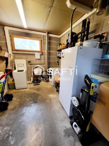 Maison plain-pied avec joli terrain