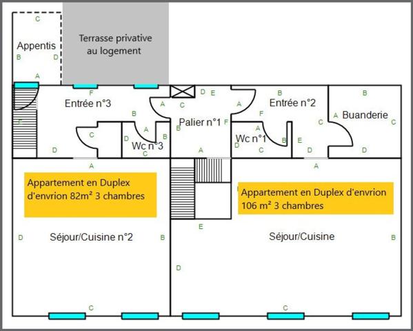 Immeuble à BRESSUIRE, 79300 - 270m²